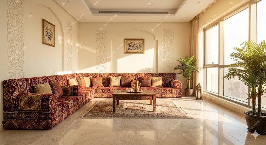 عامل محترف يقوم بخدمة تنظيف مجالس في الرياض باستخدام جهاز البخار