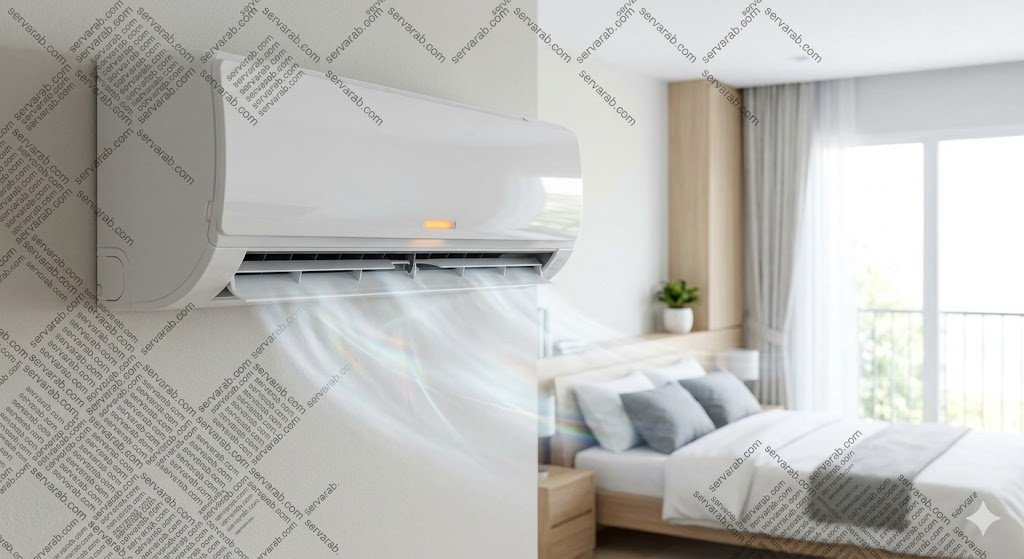 هواء نقي وبارد بعد عملية تنظيف مكيفات في الدمام