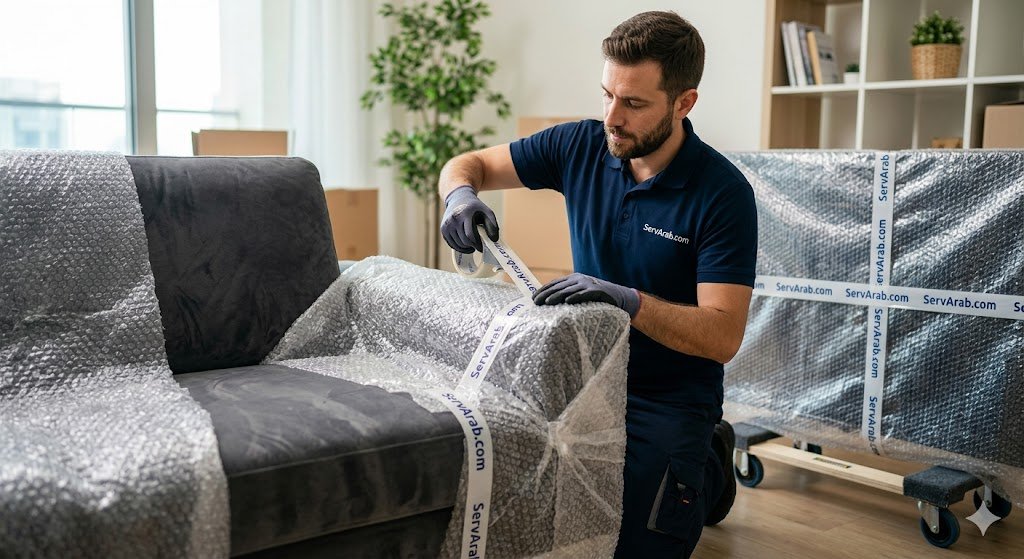 تغليف عفش جدة تغليف الأجهزة الحساسة والأثاث لضمان نجاح عملية النقل