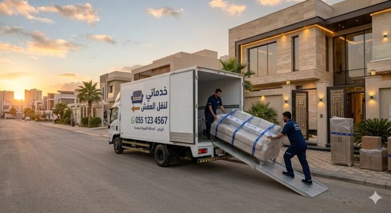 Read more about the article نقل عفش حي الملقا | دينا مغلقة مع الفك والتركيب والتغليف