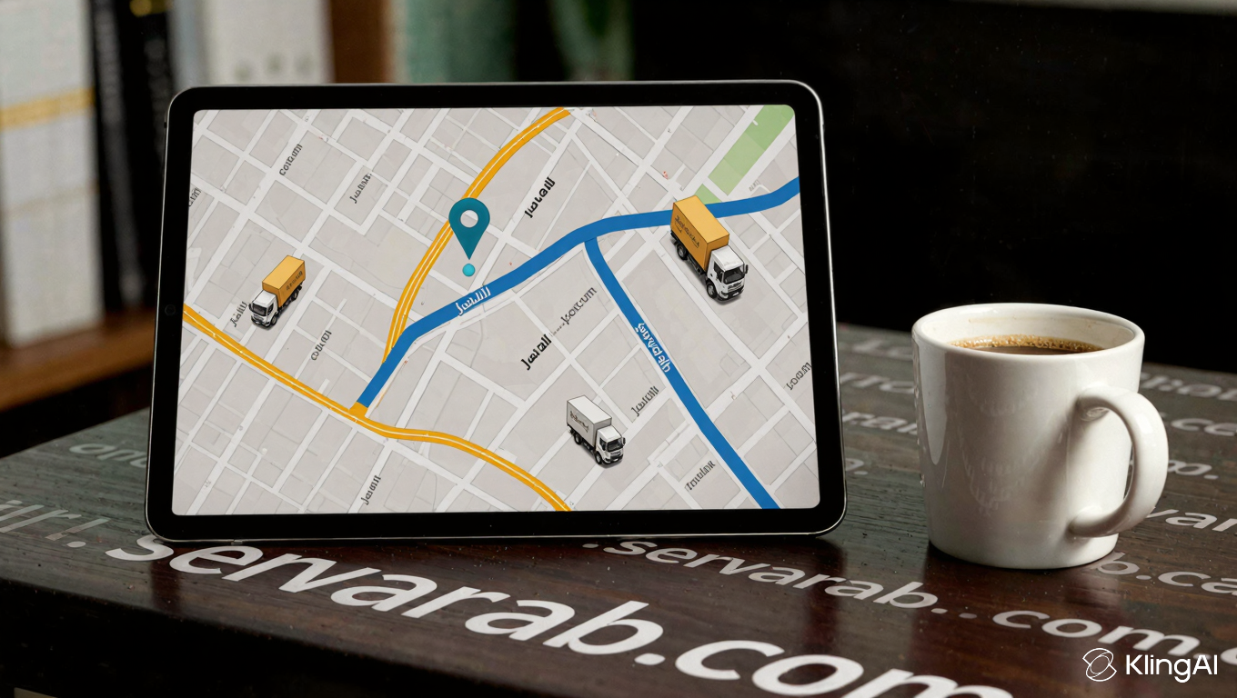 نظام التتبع الجغرافي الحديث لإدارة أسطول سيارات النقل لضمان الالتزام بالمواعيد