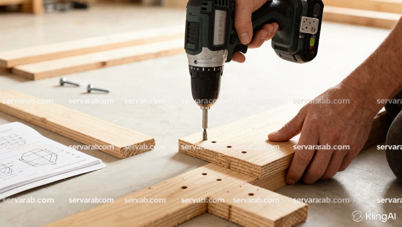 تركيب الأثاث الجاهز ايكيا فني متخصص يقوم بتركيب الأثاث الجاهز بدقة عالية لضمان استقرار الهياكل الخشبية