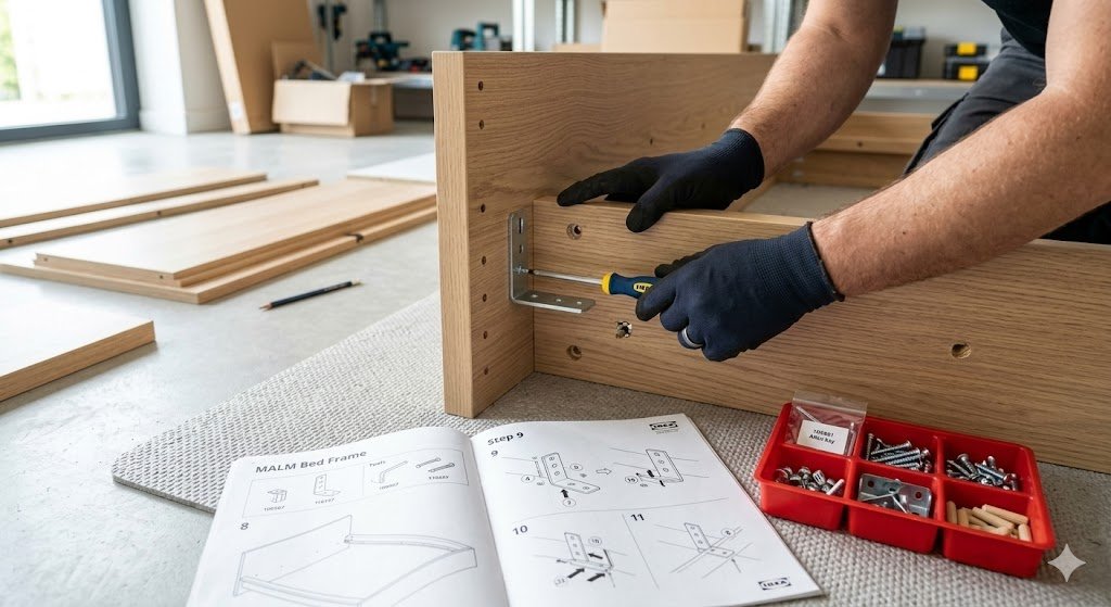 تركيب أثاث ايكيا الملقا خطوات تركيب أثاث ايكيا الجديد بدقة باستخدام الكتالوج المخصص والمعدات الحديثة